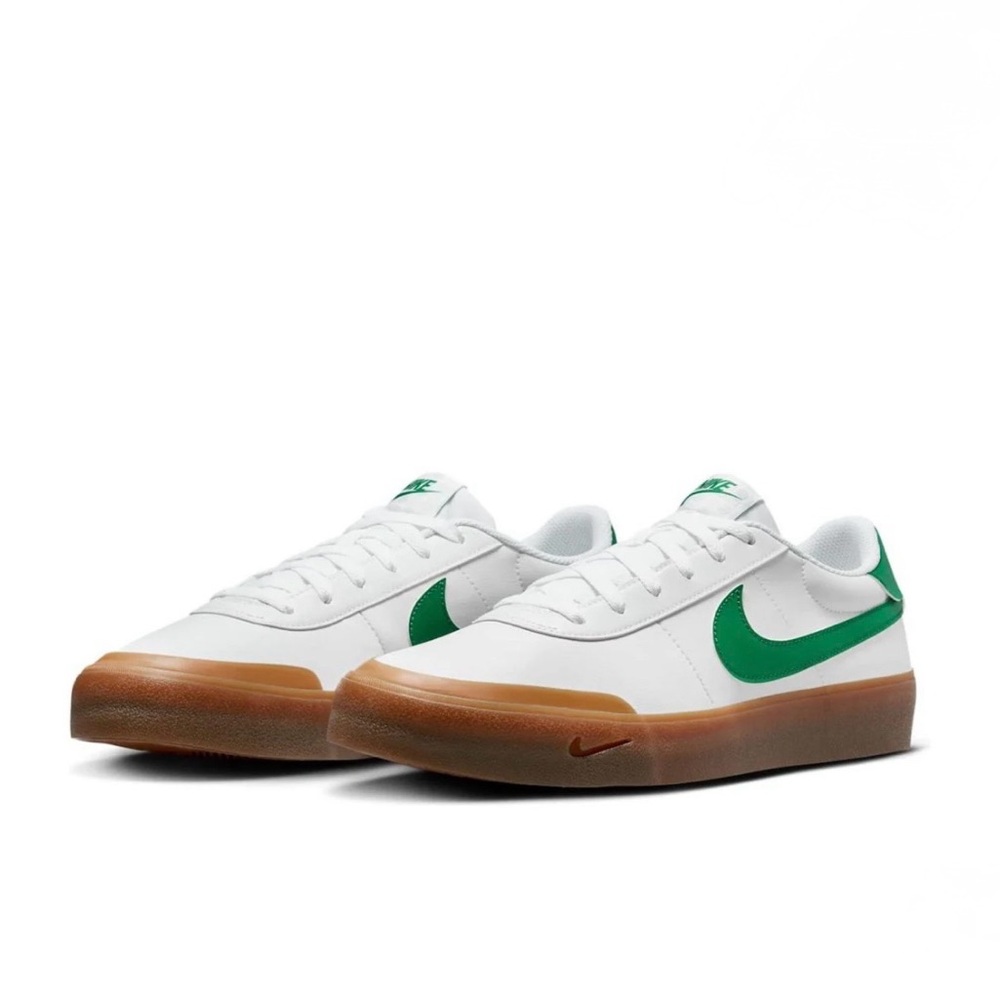 New Nike Court Shot “White Gum Medium Brown Malachite” Men’s Shoes FQ8146 109